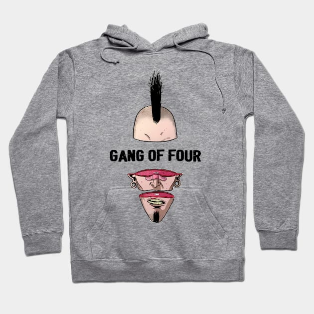 Punk Man Gang Of Four Hoodie by limatcin